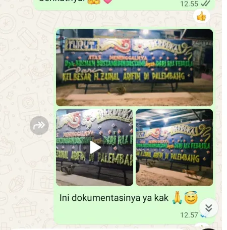 Pengiriman Papan Bunga Duka Papanggo